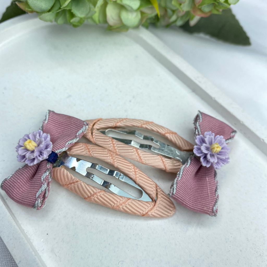Conjunto Infantil  de Tecido Florzinha - Val Acessorios