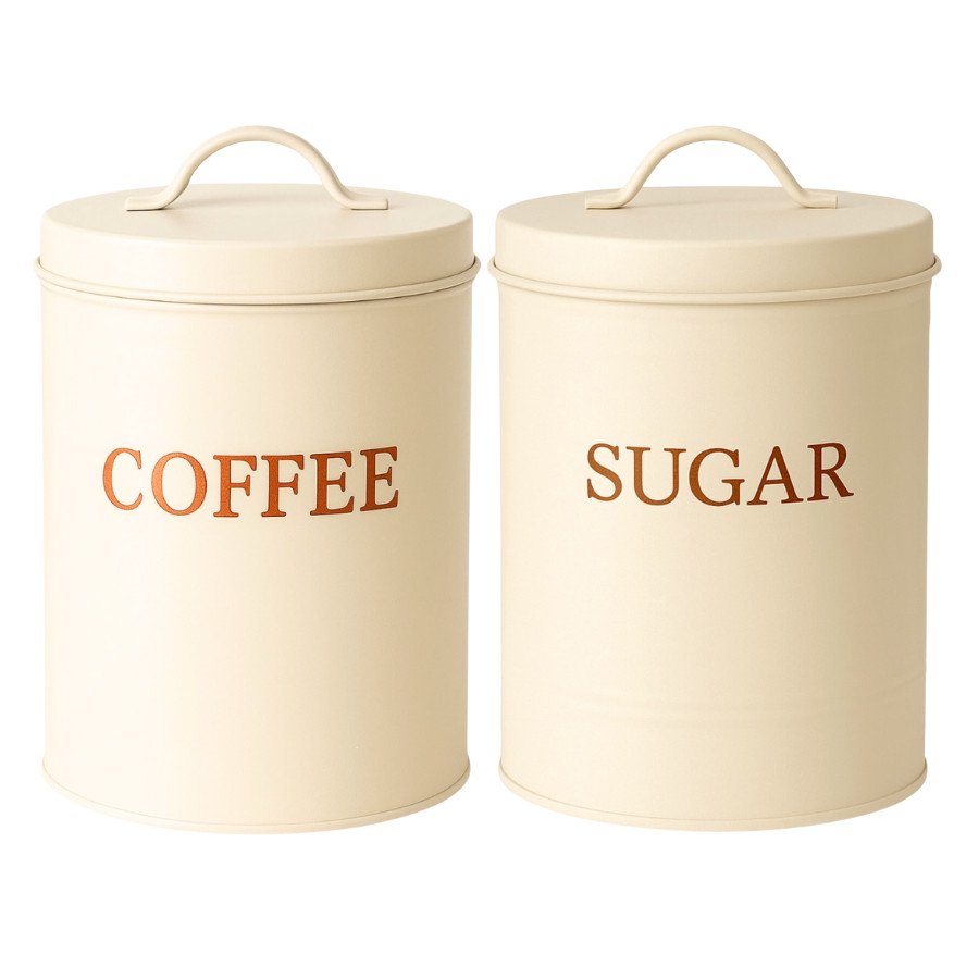 Kit 2 Pote De Biscoitos Bolacha Torrada Rustico Luxo Cantinho Café Lata Aço Inox em Oferta na Shopee