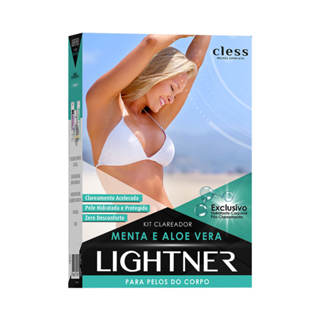 Kit Clareador Cless Lightner  Menta e Aloe Vera em Oferta na Shopee