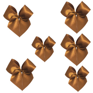 30 Laço de cetim Marrom Caramelo Lembrancinhas N°5 para decoração de festa em Oferta na Shopee