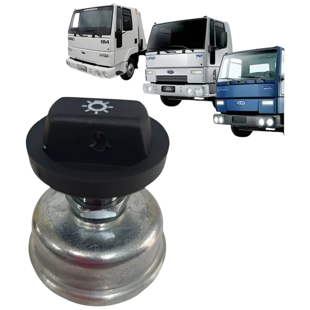 Chave De Luz Farol Do Painel Ford Cargo 712/814/815 - 96/13