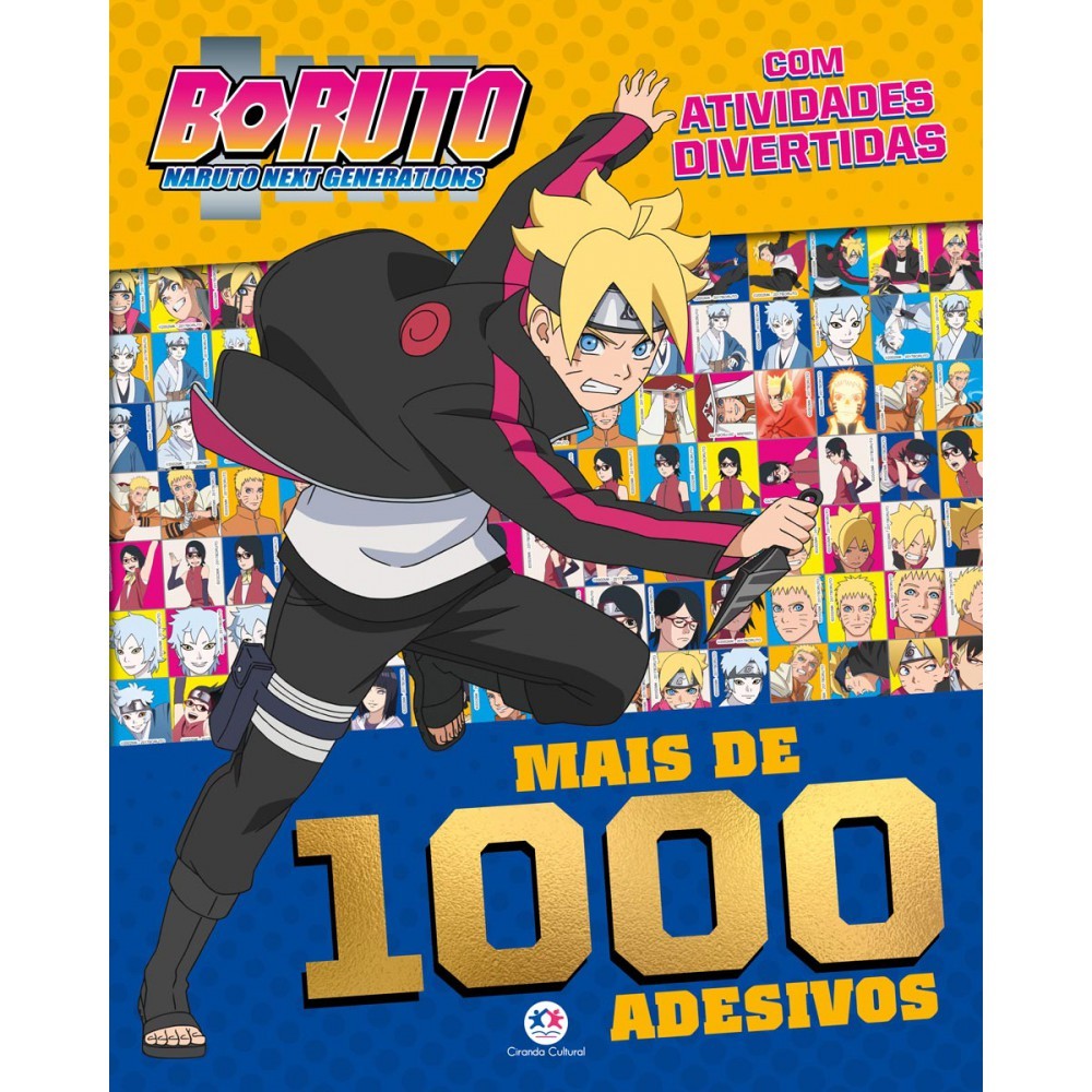 Livro Boruto - Mais de 1000 adesivos