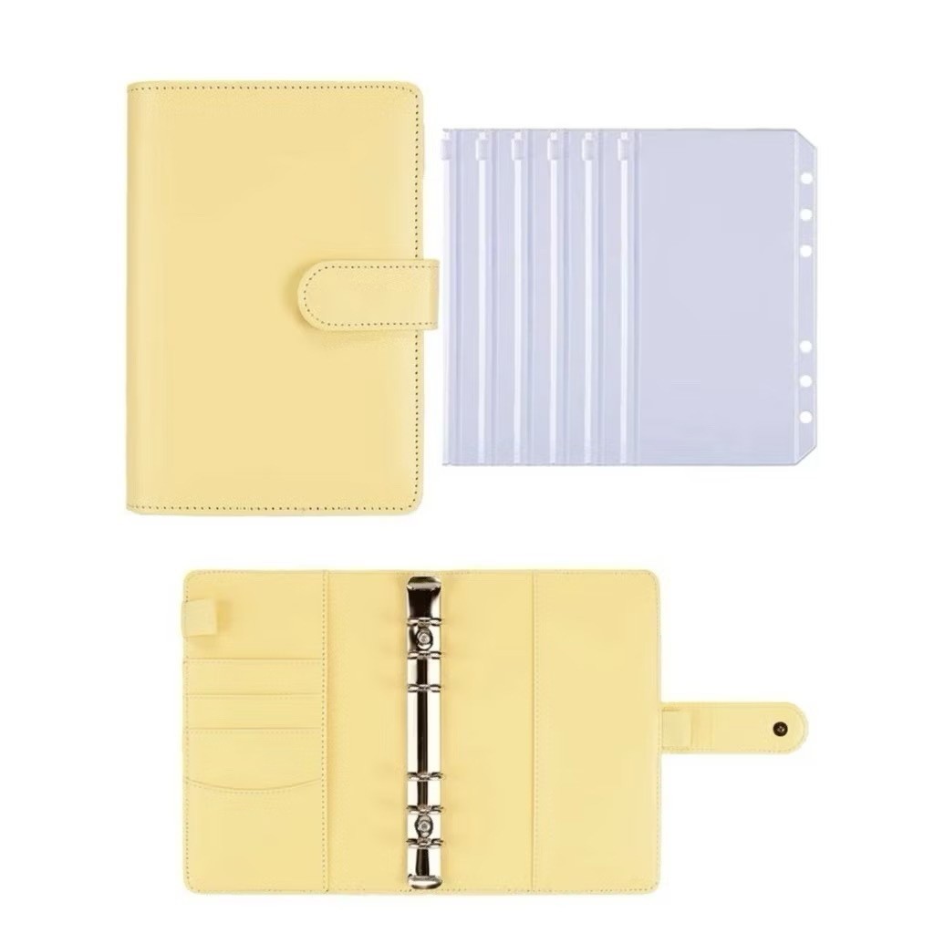 Encadernador monocromático para caderno A6 armazenamento de conta