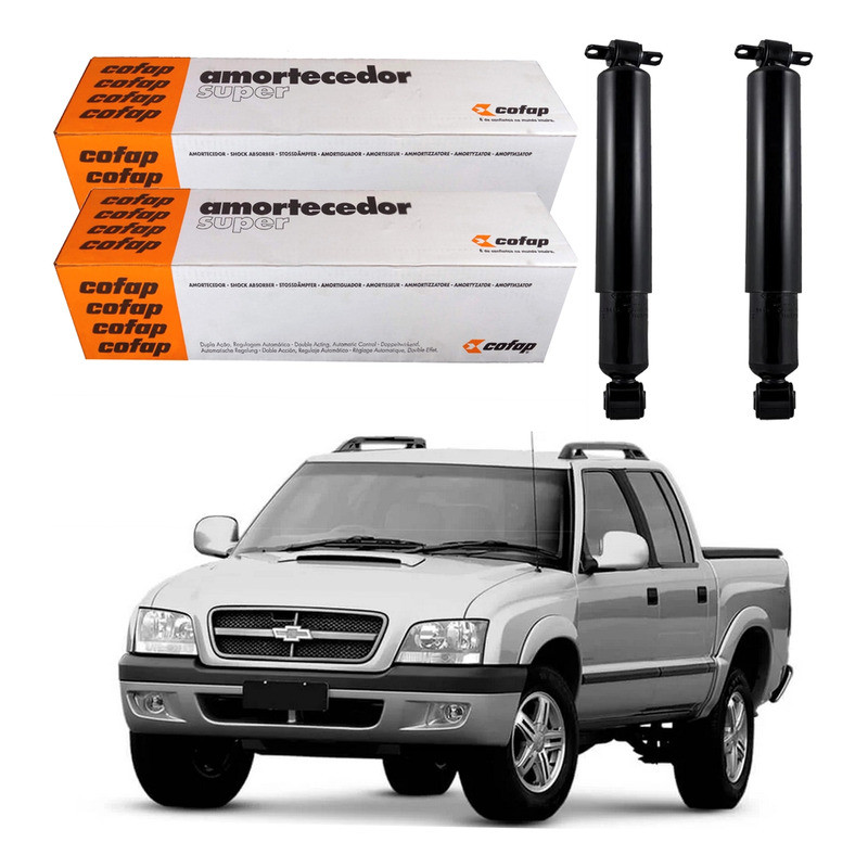 Par Amortecedor Traseiro Cofap S10 2.4 2000 A 2007