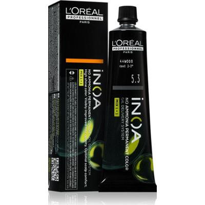 Coloração L'Oréal Professionnel Inoa 5.3 – Loiro Claro Dourado, Permanente, Sem Amônia, Profissional