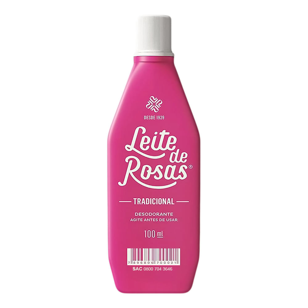 Leite de Rosas Tradicional 100ml
