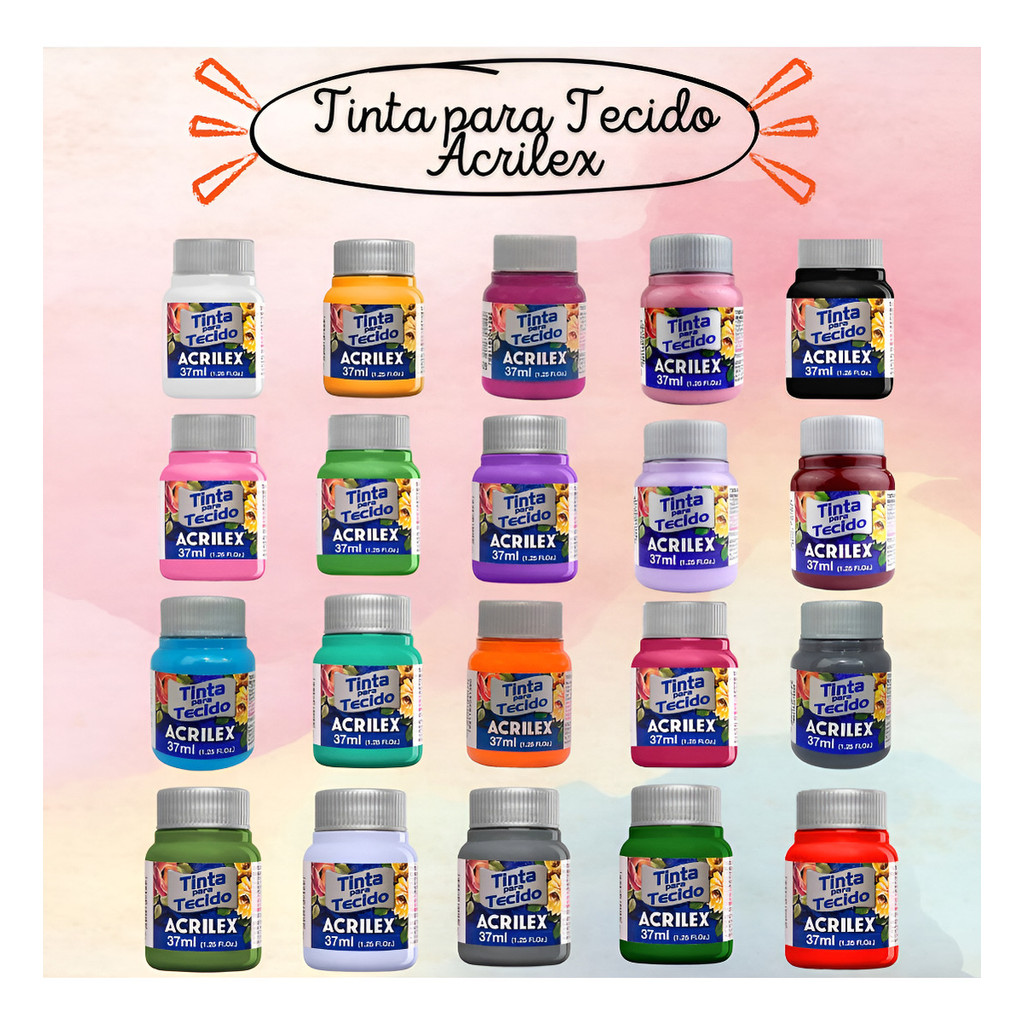 Tinta Para Tecido 37 Ml - Acrilex