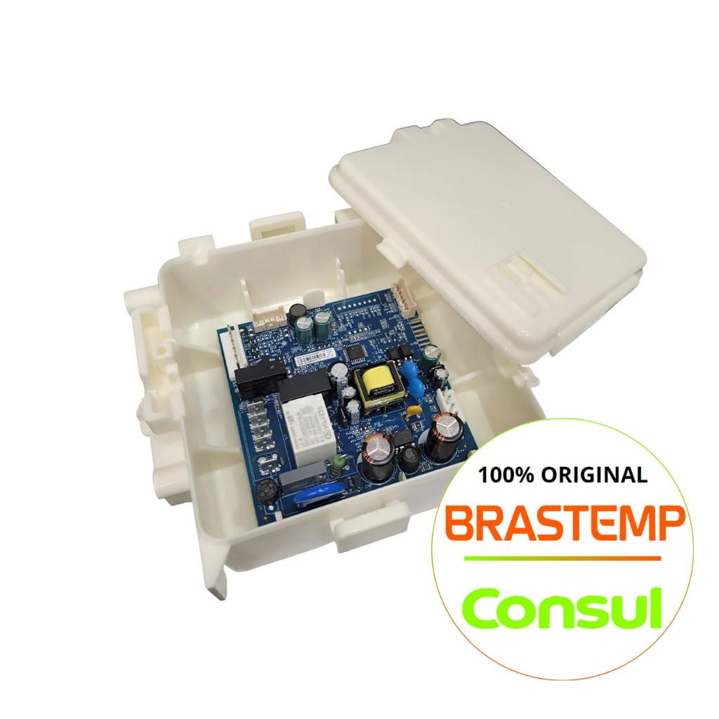 PLACA DE CONTROLE (BIVOLT) REFRIGERADOR BRASTEMP ORIGINAL - BRM50 - BRK50 - BRW50