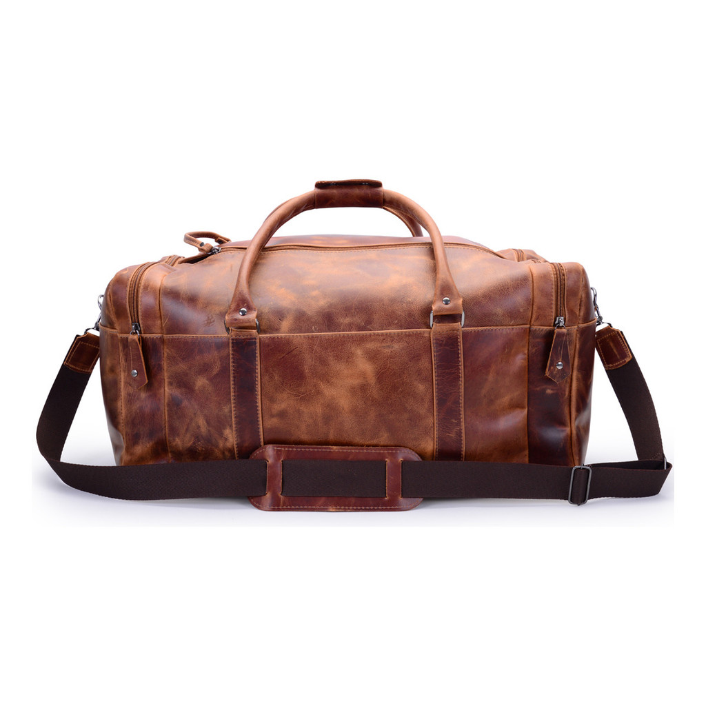 Bolsa Mala De Viagem Couro Legitimo , Forrada