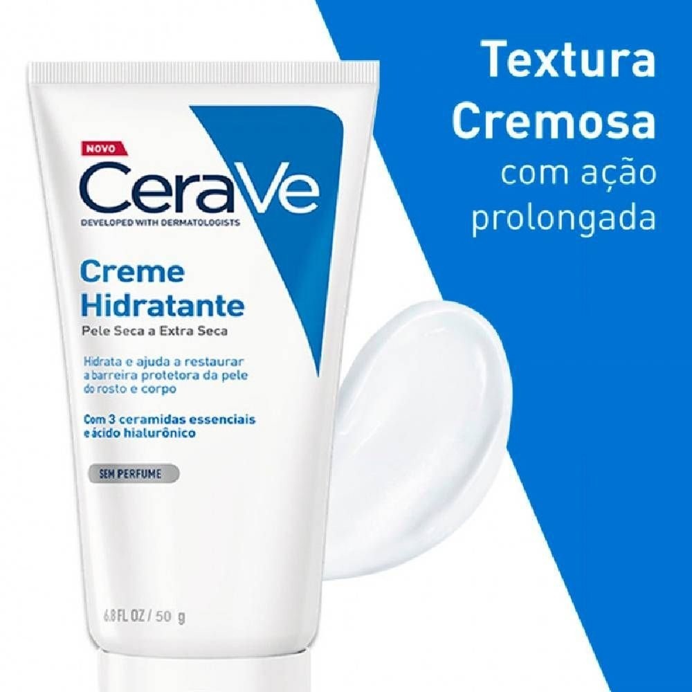 Creme Hidratante Cerave Pele Seca A Extra Seca 50g Creme Hidratante Cerave Pele Seca A Extra Seca 50g