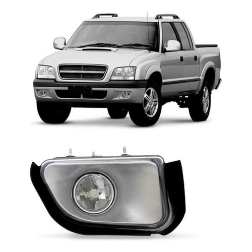 Farol Milha Auxiliar S10 Pit-bull 2001 02 03 04 05 06 - 2011