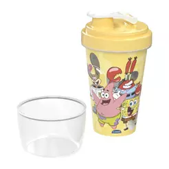 Mini Shakeira Bob Esponja Garrafa Lancheira Plasútil