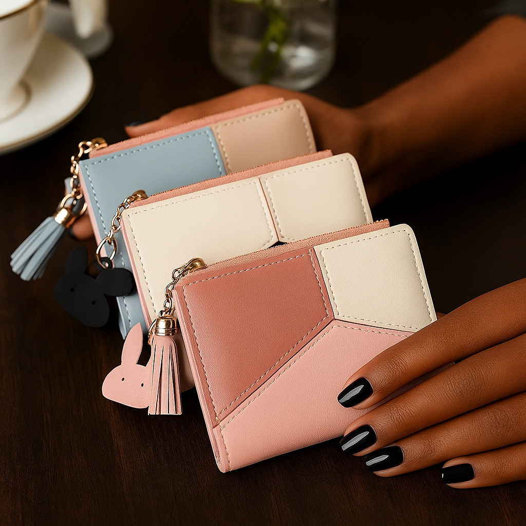 Carteiras Bolsa de mão Feminina Pequena Multifuncional - Organização, Estilo e Elegância