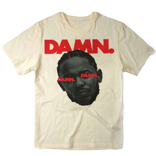 Camiseta Algodao Kendrick Lamar Damn Hip Hop Trap Musica Hype Swag Cantor Trapper Plus size