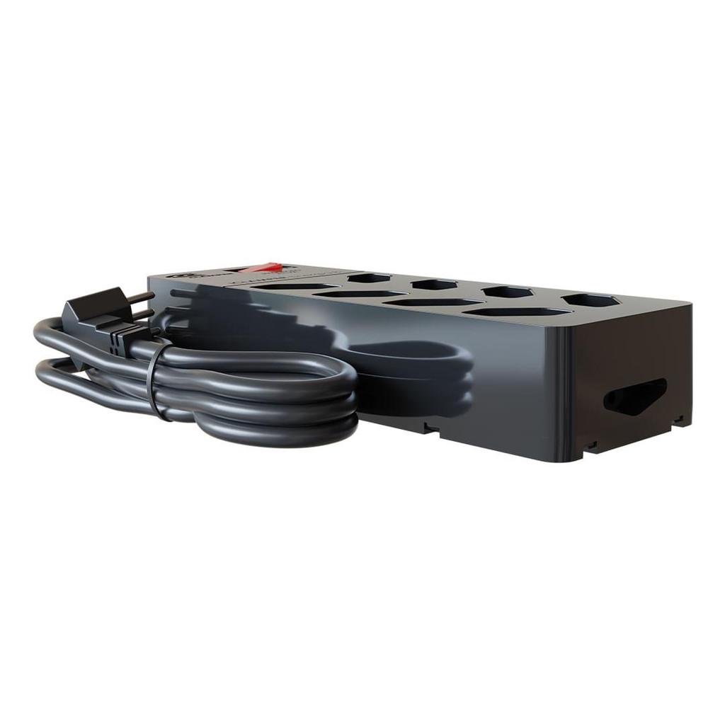 Filtro de Linha DPS ICLAMPER Energia 8 Tomadas, 127/220 volts, LCF, 1,3M, Black, Bivolt — imagem 2 de 2