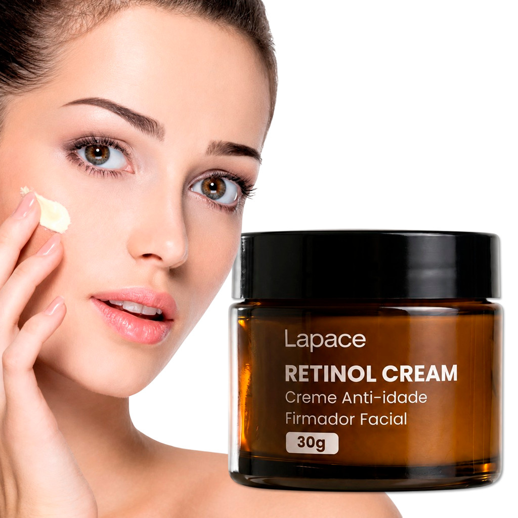 Retinol Creme Facial Anti-Rugas Coreano Hidratante Anti-idade para Rosto Firmeza Lapace 30g