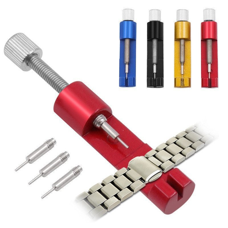 Kit de Ferramentas para Reparação e Ajuste, Removedor de Pinos de Pulseira de Metal para Relojoeiros 8475