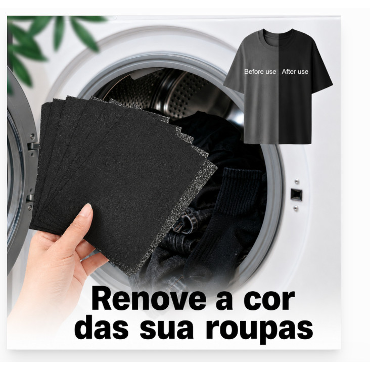 10/20/30 Pçs Casa Lavanderia Preto Escurecimento Folhas Tecido Escuro Cuidados Restaurador Máquina De Lavar Roupas Anti