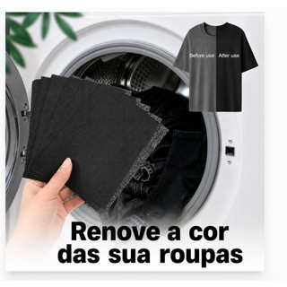 10/20/30 Pçs Casa Lavanderia Preto Escurecimento Folhas Tecido Escuro Cuidados Restaurado…