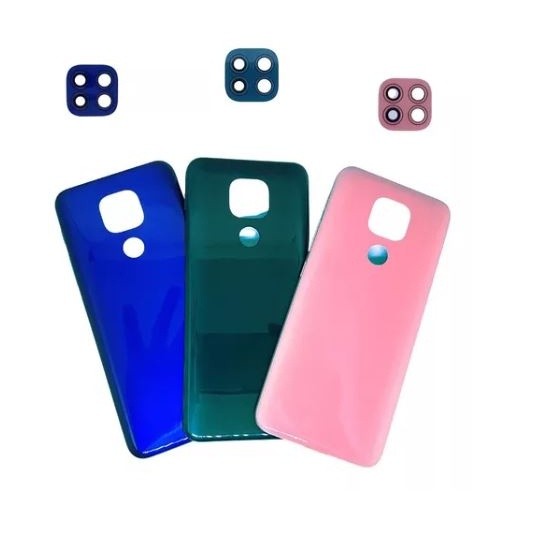 KIT Tampa Traseira Com Botões + Lente De Vidro Compatível Com G9 Play (xt2083)