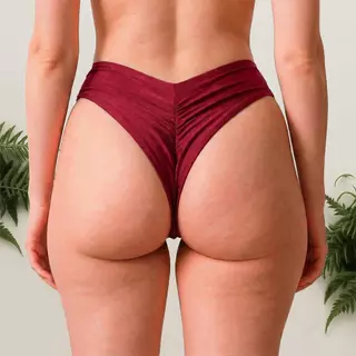 Calcinha De Biquíni Levanta Bumbum Cintura Alta Moda Verão Tendencia Lançamento Praia
