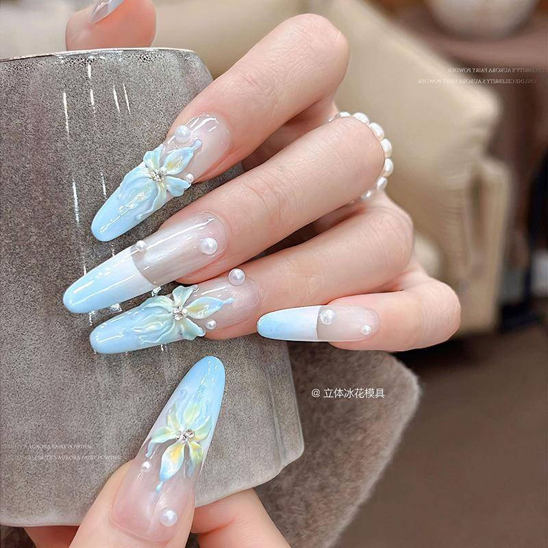 Molde de Silicone 3D para Arte de Unhas com Design Floral, Modelo de Pétala Reutilizável para Ferramentas de Decoração d — imagem 2 de 2