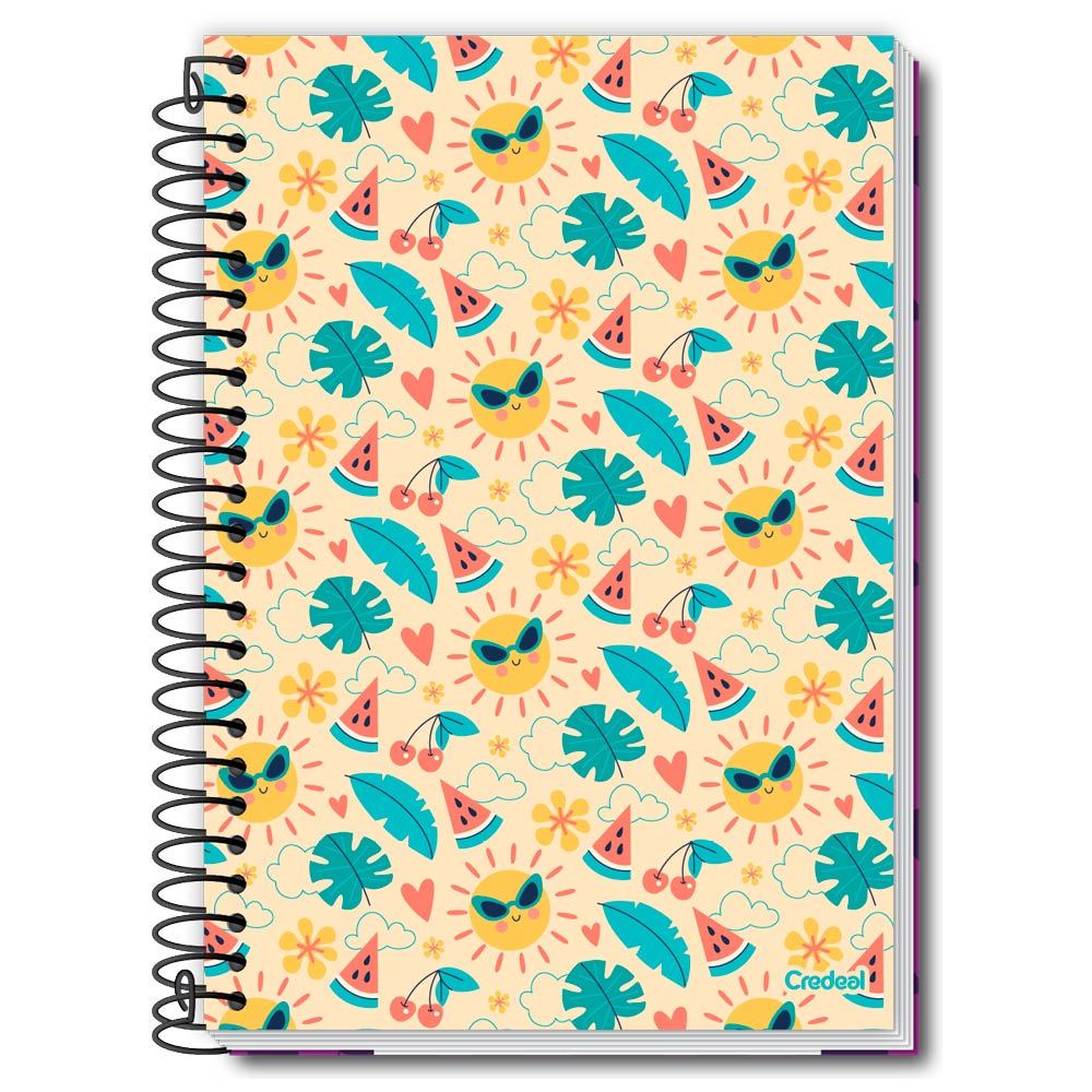 Caderno Universitário 20 M Espiral D'Tales 280 Fls - 285633 - Credeal Capa Dura · foto 2