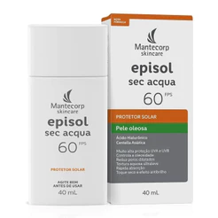 Protetor Solar Facial Episol Sec Acqua Fps 60 Sem Cor 40ml