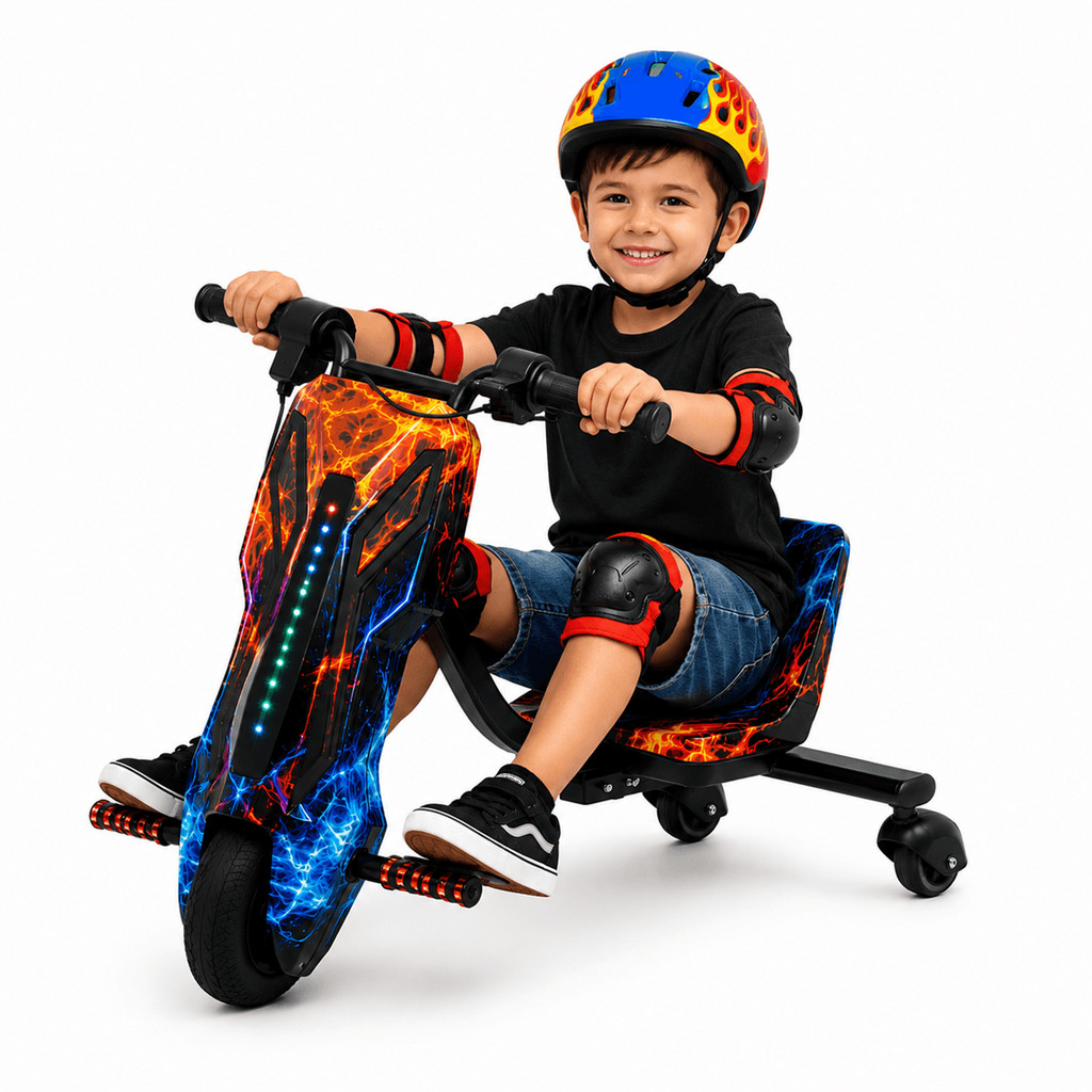 Triciclo Elétrico Infantil Zippy Toys Drift Nitroflame Extreme 36V