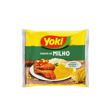 Yoki Farofa de Milho Temperada 400g