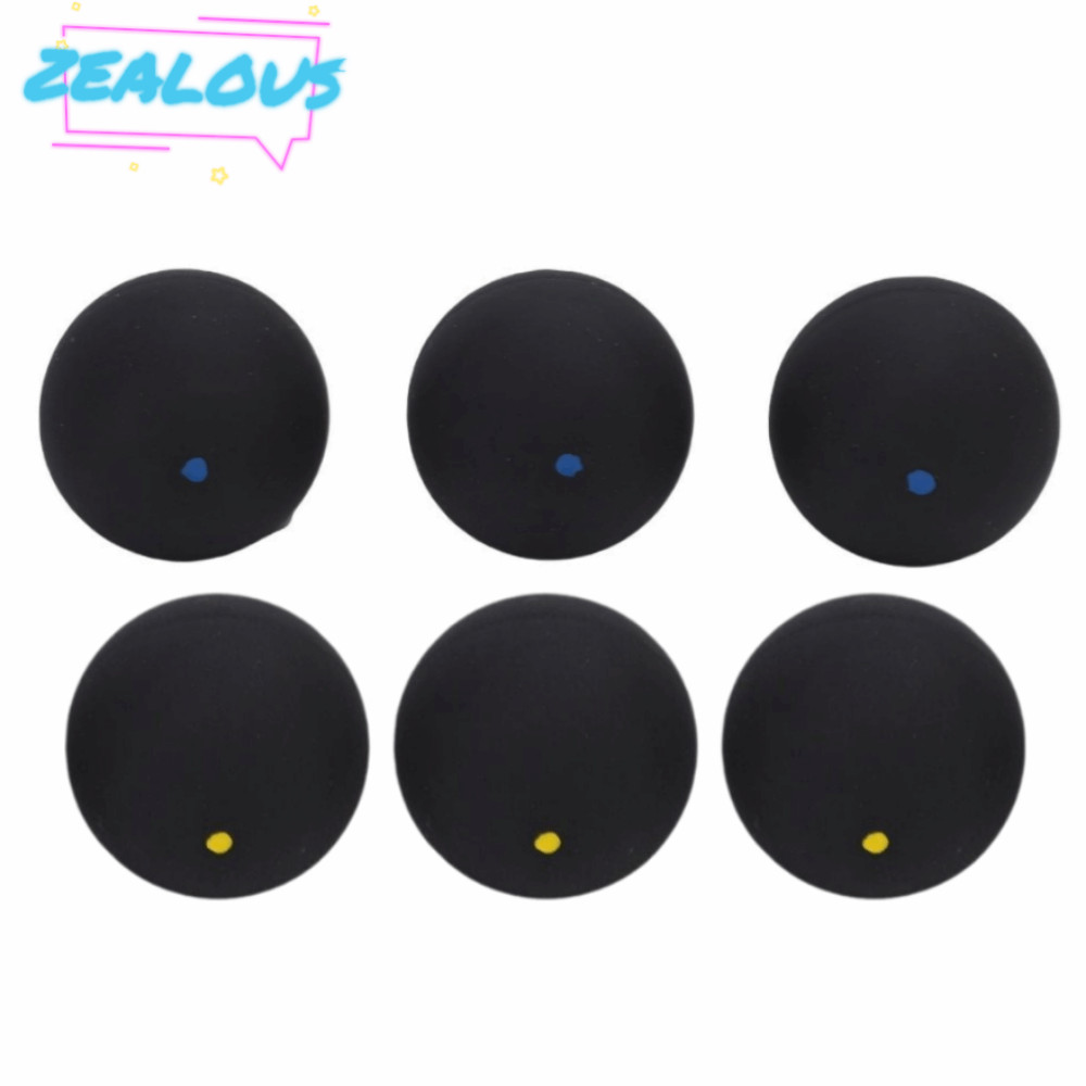 ZEALOUSSS 3 Peças Conjunto De Bola De Squash , De Ponto Único De Salto Baixo De Borracha , Combinado Estável