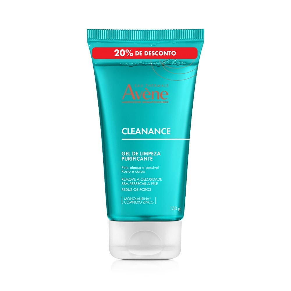 Gel de Limpeza Avene Cleanance Purificante 20% de Desconto 150g