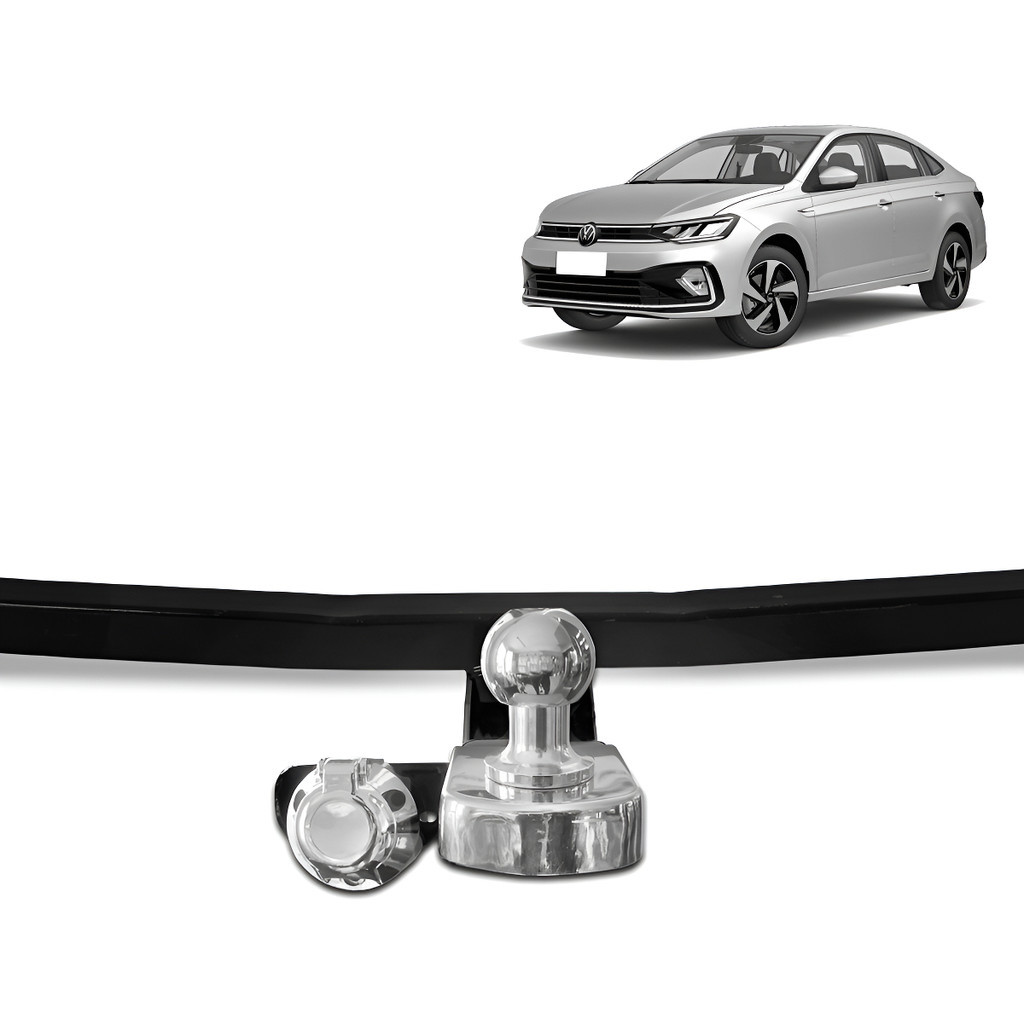 Engate VW Virtus 2018-2025 700Kg Fixo Kit Completo VW5038 Reforçado Inmetro Carretinha Legalizado