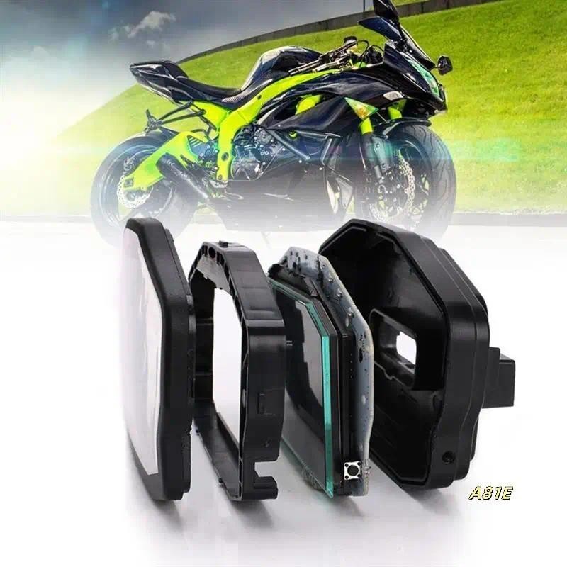 Velocímetro LCD Universal Para Motocicleta , Medidor De Combustível E Temperatura Da Água , Odômetro Motocicletas Com 1