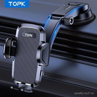 Suporte de Telefone para Carro, Versão Atualizada, Suporte Mãos-Livres, Suporte de Telefone para Painel do Carro, Compat
