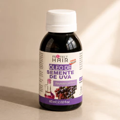Óleo Vegetal Semente de Uva 60ml para umectação capilar Protect Hair