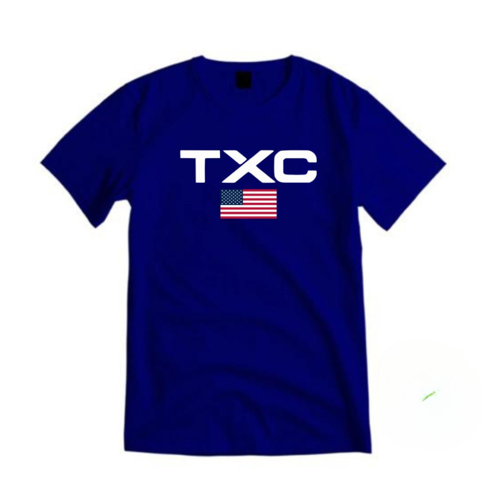 Camiseta Masculina Estampada TXC EUA Country 100% Algodão Lançamento Blusa Country Premium