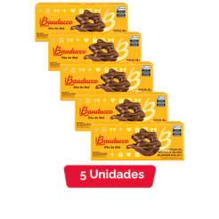 KIT 05 PÃO DE MEL BAUDUCCO 180G 5 UNIDADES