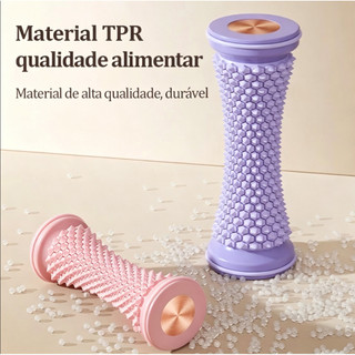 Rolo Terapêutico de Massagem para Pés Alívio Fascia e Dor Muscular