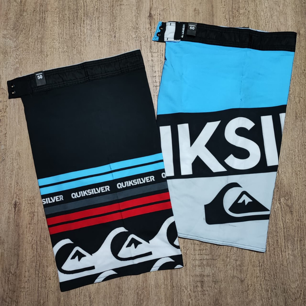 Kit 2 Bermudas Plus Size Masculinas Tactel Academia Elastano Surf Praia Seca Rápido Estampadas Com Bolso