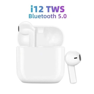 Fone Bluetooth Sem Fio i12 TWS Kit 2 Unidades, Touch Control, Versão 5.0, Envio Rápido