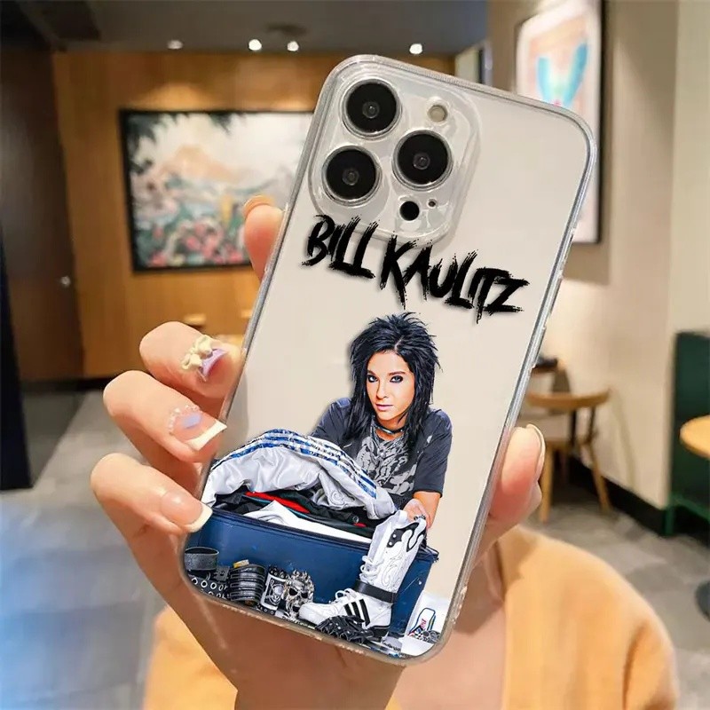 Capa de Telefone Tokio Hotel Singer Bill Tom Kaulitz para Samsung A36 A26 A56 A55 A35 A25 A15 A54 A34 A24 A14 A13 A53 Ca