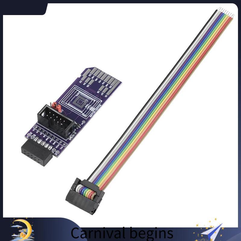 [eileenj3] BGA153/169 Placa De Leitura E Escrita Simples SD-EMMC 8bit 1.8V RT809H-ISP Fly Cable Gratuita