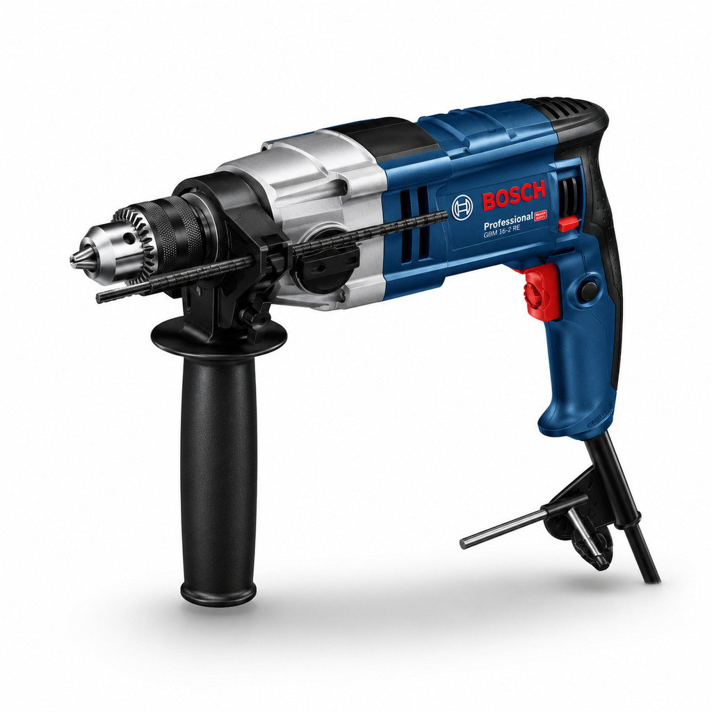 Furadeira Bosch GBM 16-2 RE Sem Impacto Reversível 800W 220V 1/2"