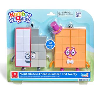hand2mind Numberblocks Friends Pacote de Figuras Novezenta e Vinte, Brinquedos de Números e Contagem para Crianças Peque
