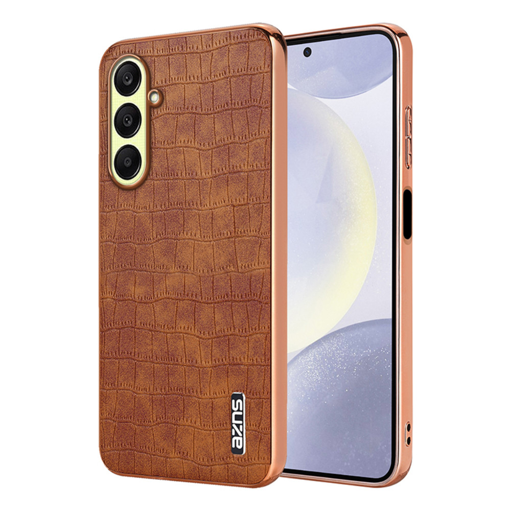 Capa De Telefone Com Padrão De Crocodilo De Couro Sintético Para Samsung Galaxy A18 A08 A57 A37 A27 A17 A07 A56 A55 A54 