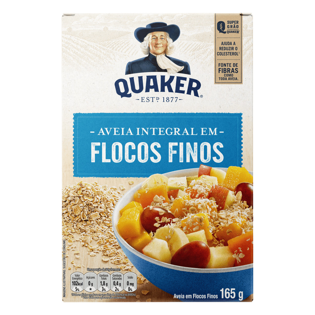 Quaker Aveia em flocos finos 165g