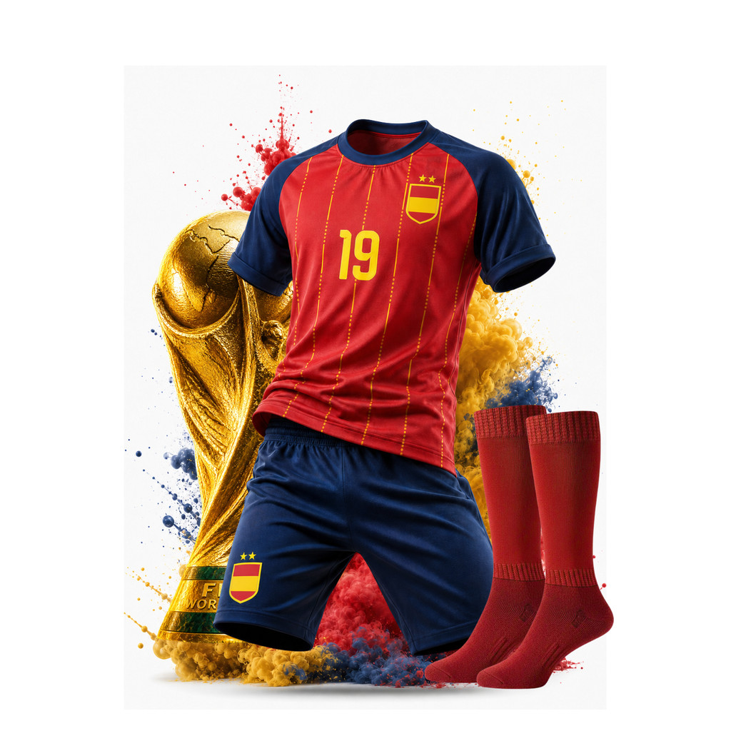 Conjunto Juvenil Seleção Franca E3panha – com Meiao