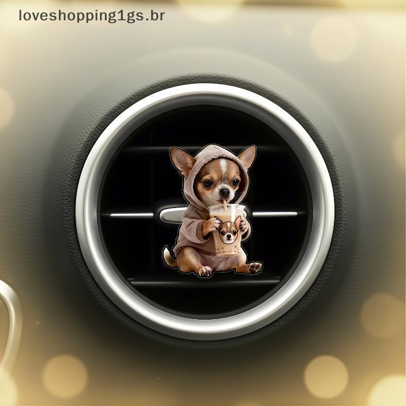 2D Acrílico Clipes De Ventilação De Ar Do Carro Estilo Dos Desenhos Animados Ambientador Perfumados Adorável Interior Mi