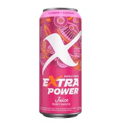 Energético Extra Power Ruby Shock 473ml - Embalagem com 6 Unidades